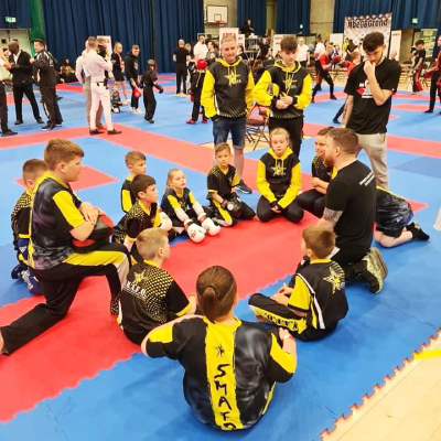 Confident self-defence martial arts children